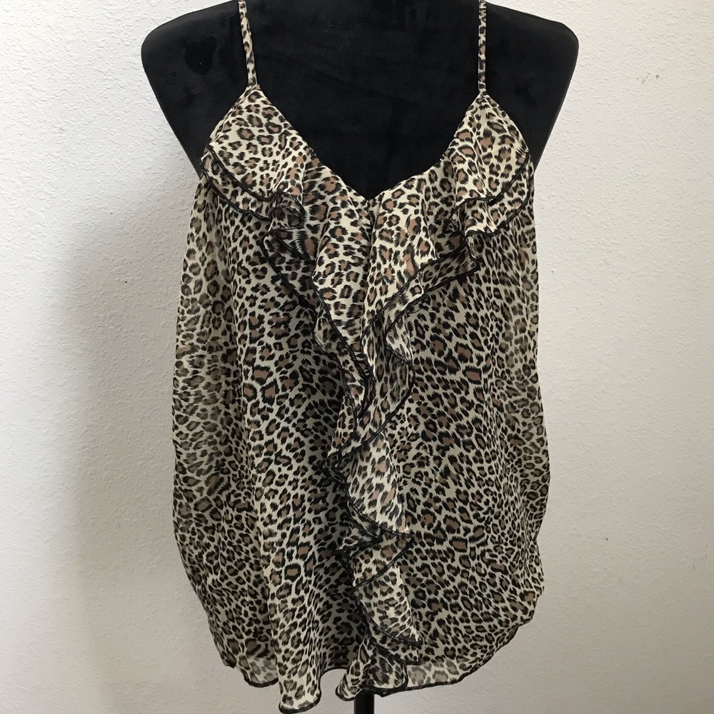 Papaya Spaghetti Strap Top